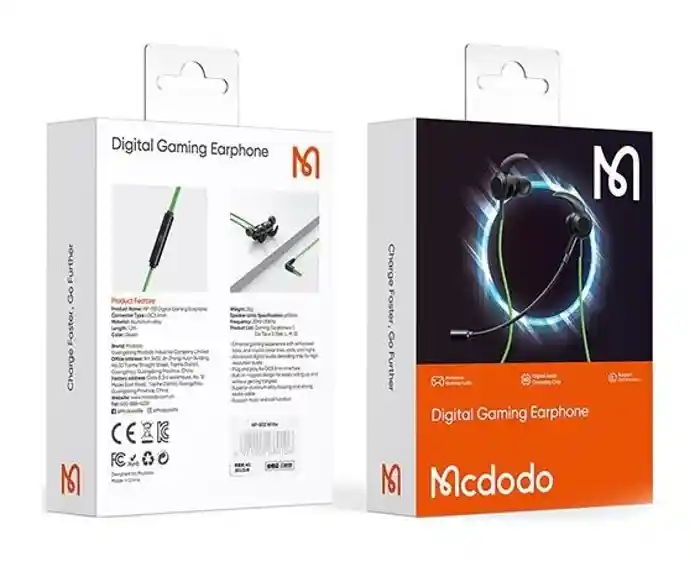 Mcdodo HP-133 3.5mm Dual Microphone Gaming Earphone